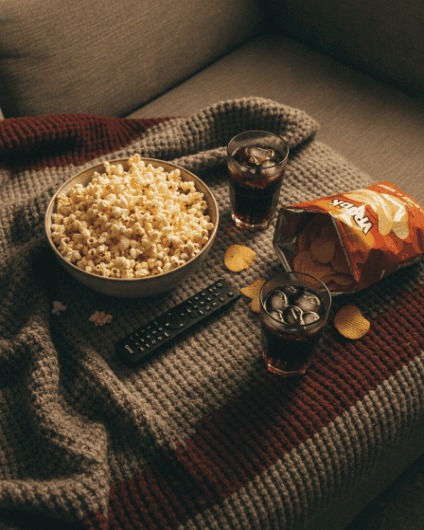 Movie night snacks